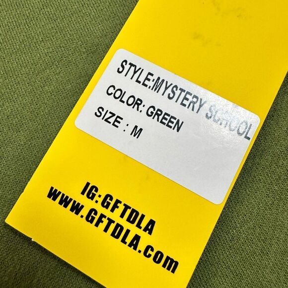 NWT GFTD LA Unisex Olive Green Men's Gifted Mystery School Graphic Hoodie Size M - Picture 6 of 10